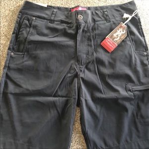 Browning Mens Cargo Black Shorts